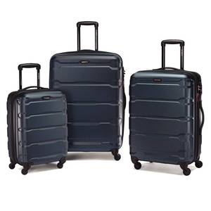 lot 10113 image: Samsonite Omni PC 3 Piece Set Spinner 20 24 28, Teal, One Size