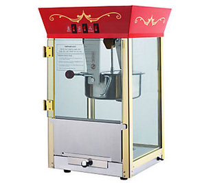 lot 10116 image: Great Northern Popcorn Red Antique Style Popcorn Popper Machine, 8 Ounce