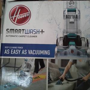 lot 10121 image: Hoover - SmartWash Corded Upright Deep Cleaner - TealTransparent