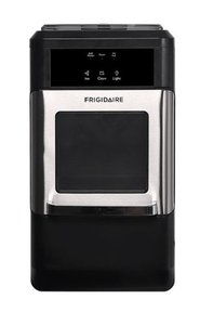 lot 10123 image: Frigidaire - 21 44 lb Freestanding Crunchy Chewable Nugget Icemaker - Silver
