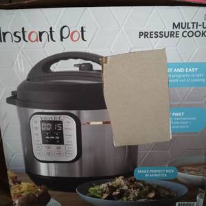 lot 10125 image: Instant Pot DUO80 7-in-1 Programmable Pressure Cooker 8-Qt.