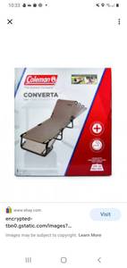 lot 10132 image: Coleman Converta Folding Cot