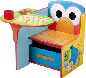 lot 10159 image: SESAME STREET CHAIR DESK PUPITRE
