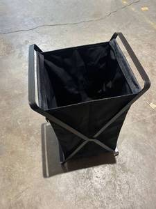 lot 10165 image: BLACK FOLDABLE CLOTHING HAMPER