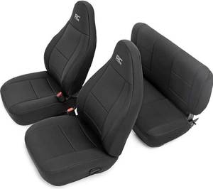 lot 10166 image: ROUGH COUNTRY 03-06 JEEP WRANGLER SEAT COVERS