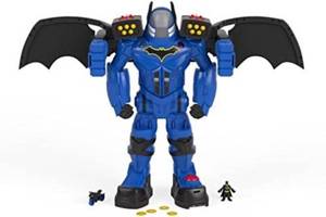lot 10169 image: NIB Fisher Price Imaginext Batbot Extreme DC Super Friends Xtreme Batman 2 tall