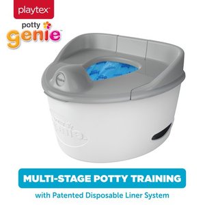 lot 10201 image: Playtex Potty Genie 3-in-1 Floor Potty Trainer