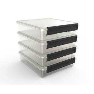 lot 10226 image: Plano 12X13 Cubby Cube Stackable Fits Black Handle set of 1