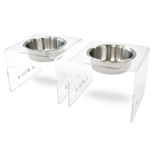 lot 10231 image: SinglePod Feeder in Acrylic (Tall, set)