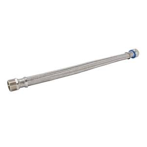 lot 10242 image: Eastman 48255 Flexible Braided Stainless Steel Water Heater Connector, 34 inch MIP x 34 inch FIP, 24 inch