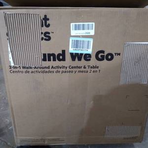 lot 31590 image: 2 IN 1 WALK AROUND ACTIVITY CENTER AND TABLE