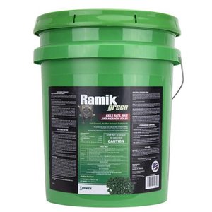 lot 31612 image: Neogen 116300 Ramik Green Fish Flavored Weather Resistant Rodenticide Bait Nuggets, 20-Pound Bucket