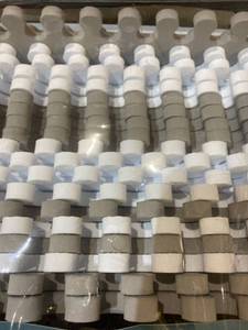 lot 31636 image: Neutral Calm Comfort Playtime Foam 72 Pc Gelli Mat