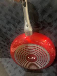 lot 31644 image: OSTER RED SKILLET PAN