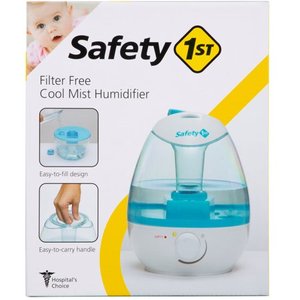lot 31687 image: Safety 1st Filter Free Cool Mist Humidifier, Blue