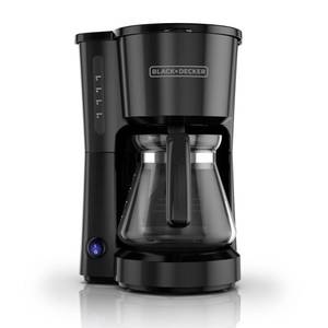 lot 31706 image: BLACKDECKER 5-Cup Coffee Maker, Compact Design, Black, CM0700B