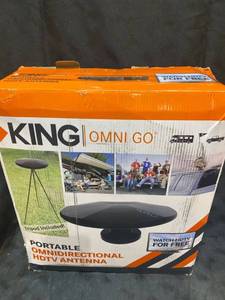 lot 31717 image: KING OMNI GO PORTABLE OMNI DIRECTIONAL HDTV ATENNA