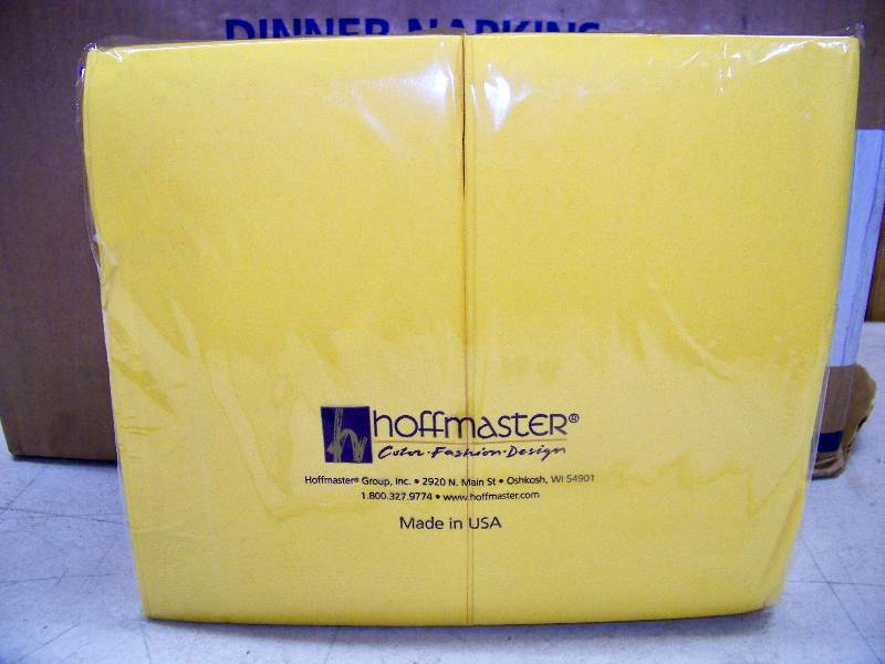 lot 506 image: Case of 1000 Hoffmaster Dinner Napkins