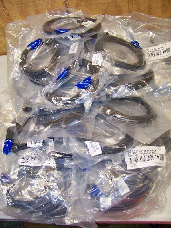 lot 542 image: 94 Universal Ethernet Cables
