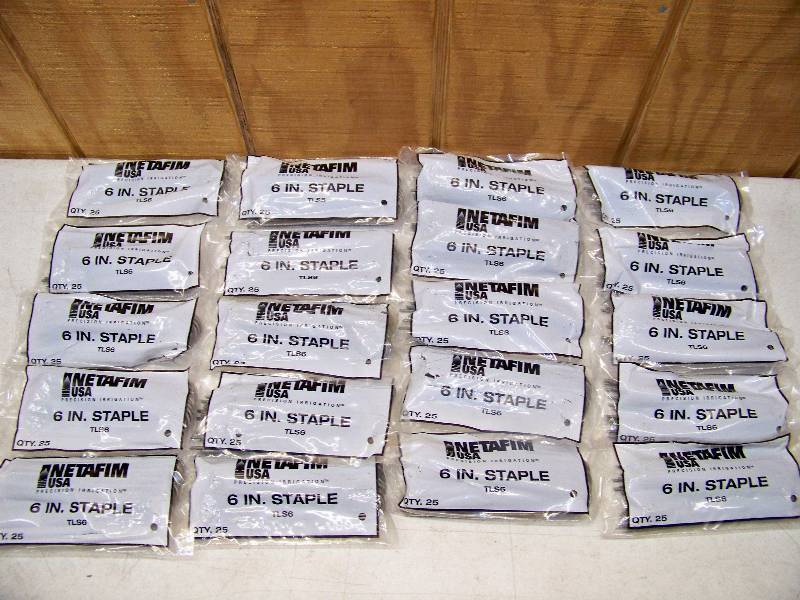 lot 617 image: 20 Packages of 25 Netafim Staples