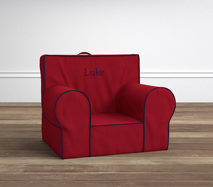 lot 624 image: Pottery Barn Kids Oversized Anywhere Chair