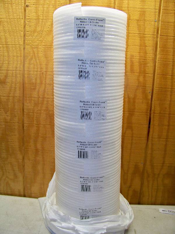 lot 665 image: 6 Rolls Reflectix Corro-Foam Rubbed Sill Sealer