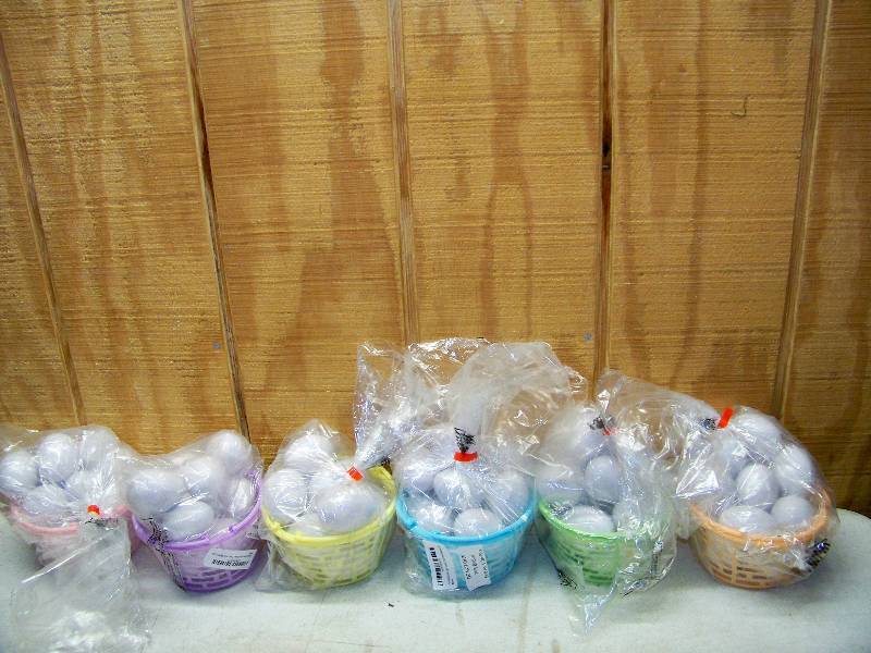 lot 671 image: 6 Baskets Pretex Clever Matching Eggs