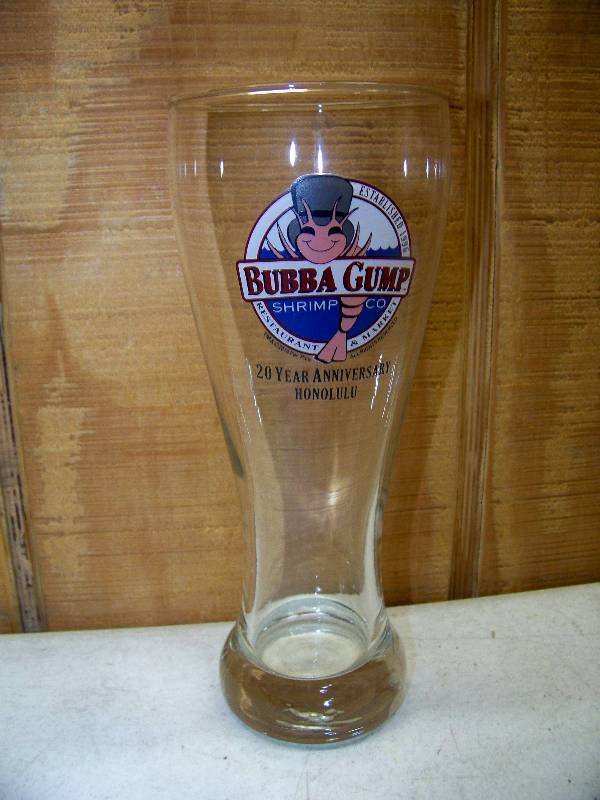 lot 704 image: 24 Bubba Gump Pilsner Glasses
