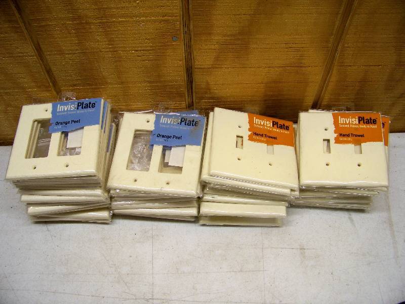 lot 737 image: 62 Textured Switch Plate Covers