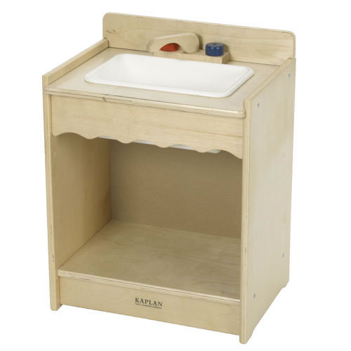 lot 721 image: Kaplan Toy Sink Toddler Sink Wood Toy