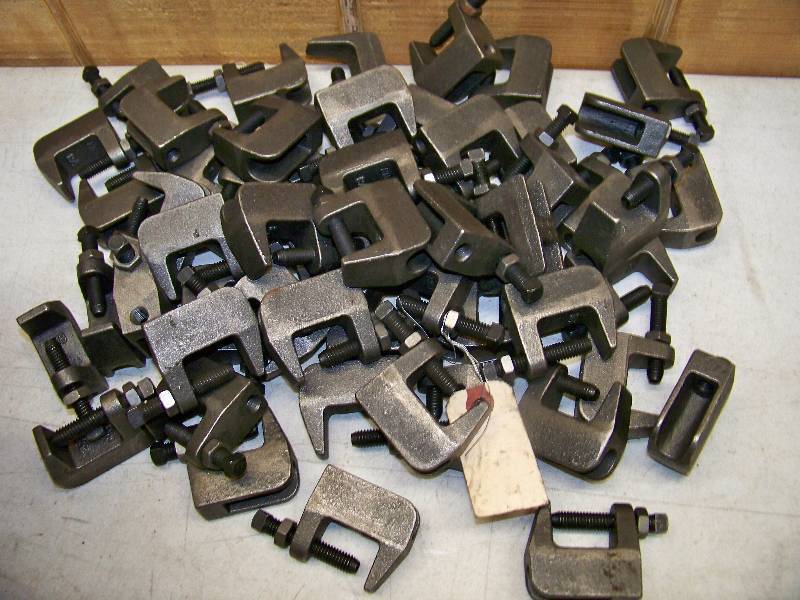 lot 804 image: 54 Beam Clamps
