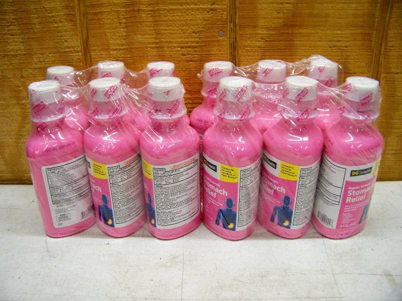 lot 831 image: 12 Bottles DG Regular Strength Stomach Relief