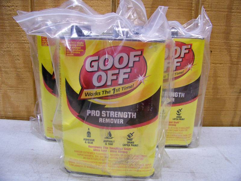 lot 876 image: 3 Gallons Goof Off Pro Strength Remover
