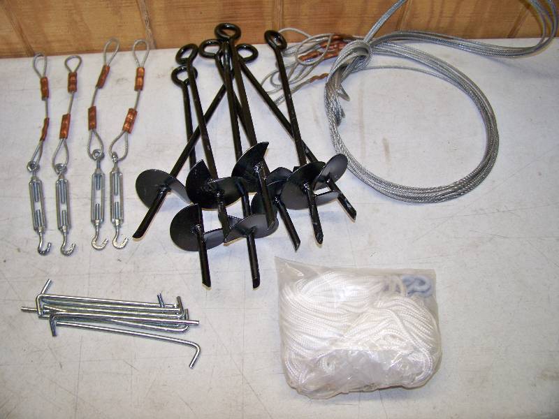 lot 877 image: Canopy Anchor Tie Down System