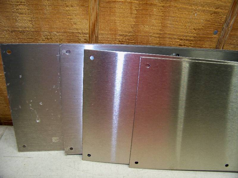 lot 898 image: 4 Stainless Steel Kickplates