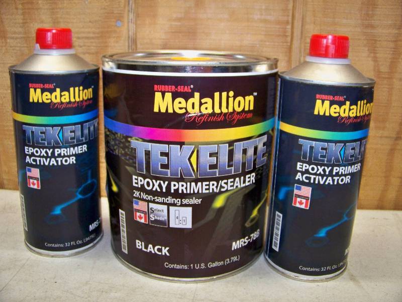 lot 892 image: Rubber-Seal Medallion Refinish System Tek Elite Epoxy PrimerSealer