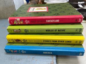 lot 84 image: Vintage Walt Disney story books, QTY 4