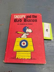 lot 92 image: Snoopy and the red Baron book 1966