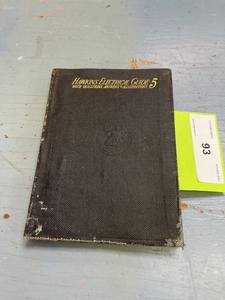 lot 93 image: Hawkins electrical guide NO. 5