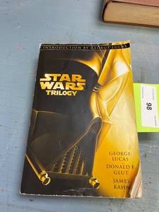 lot 98 image: Star Wars trilogy paperback book 2004