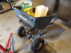 lot 1001 image: Craftsman seeder implement with tree seed