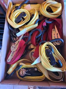 lot 1049 image: Some ratchet straps (5) and some tie downs(6)