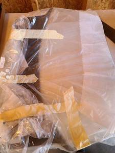 lot 1064 image: Motorcycle windshield. Pretty sure its for a Honda Goldwing