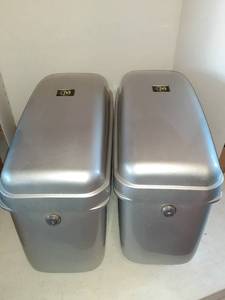 lot 1103 image: Set of motorcycle saddlebags