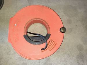 lot 1116 image: Extension cord on a cord wheel
