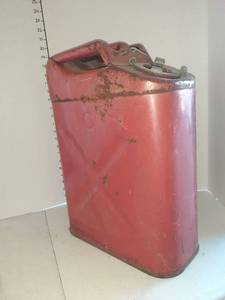 lot 1121 image: Metal Gerry gas can