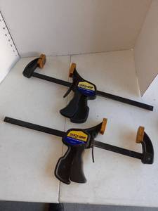 lot 1127 image: 2 Quick grip bar clamps