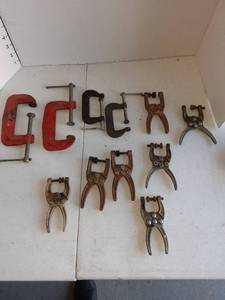 lot 1129 image: C clamps and more clamps