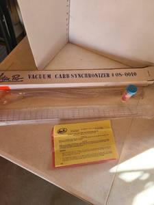 lot 1154 image: Motorcycle mercury carburetor synchronizer