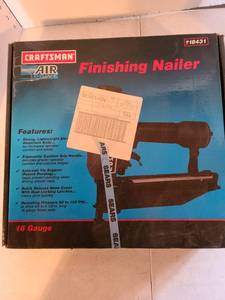 lot 1178 image: Craftsman air drive 16 gauge finishing nailer